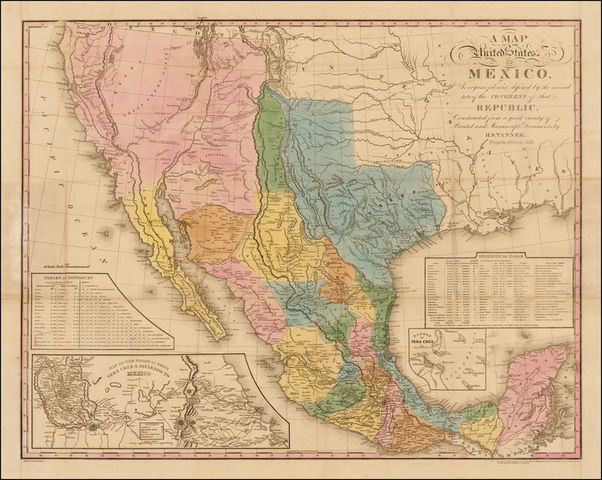 The Mexican Government bans immigration to Texas from the United States