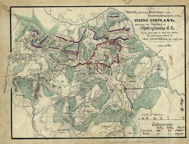 Battle At Spotsylvania