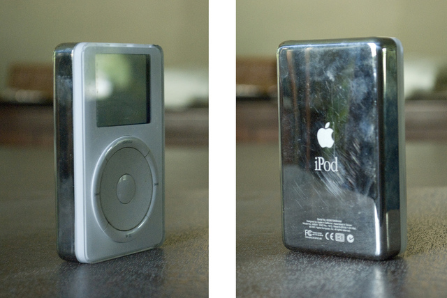 The First Ipod: 1,000 songs in your pocket.