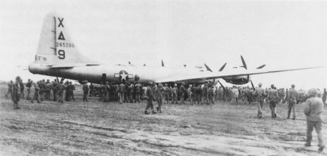 First disabled B-29