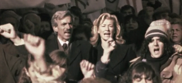 Primera manifestación tras la muerte de Franco