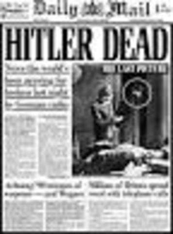 Hitler commits suicide.