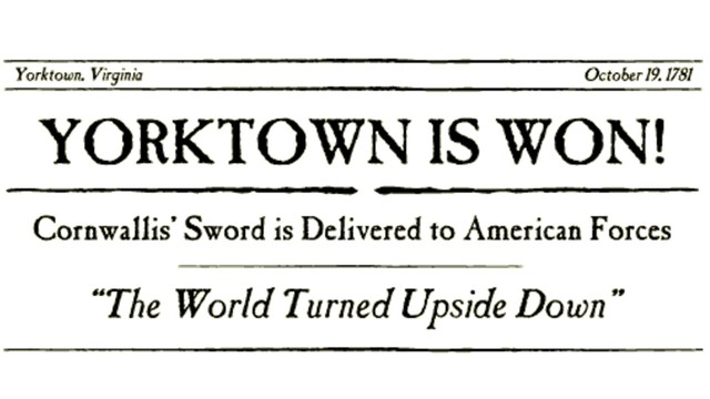 British Surrender at Yorktown