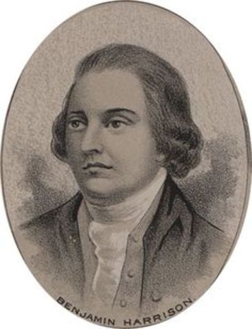 ben harris prints first colonial newspaper