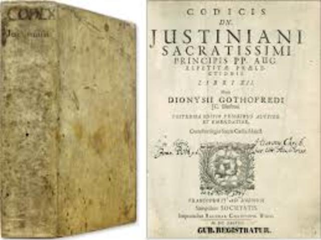 Justinian's code was established