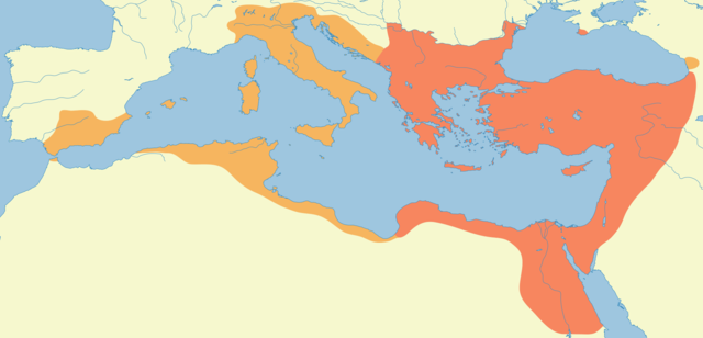 Justinian conquered all of the territory that was once Rome