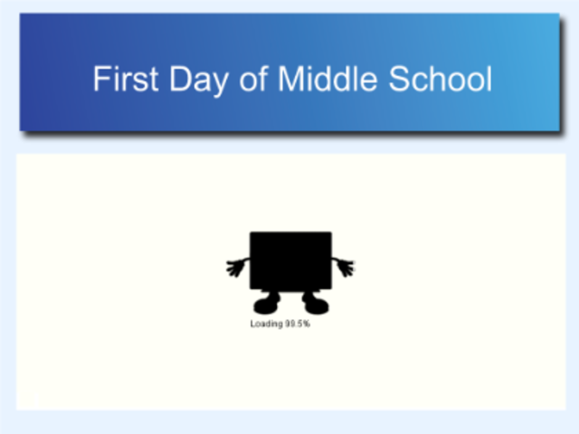 first day of middle school