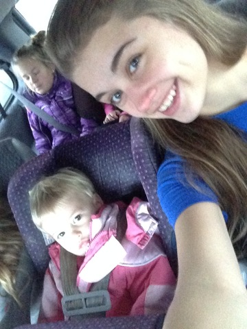 First time Sleding in the snow with Samuel