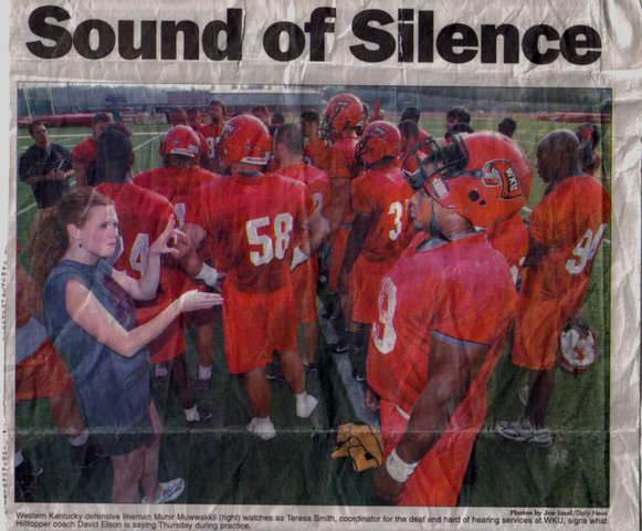 First "Deaf vs. Deaf" Football Game
