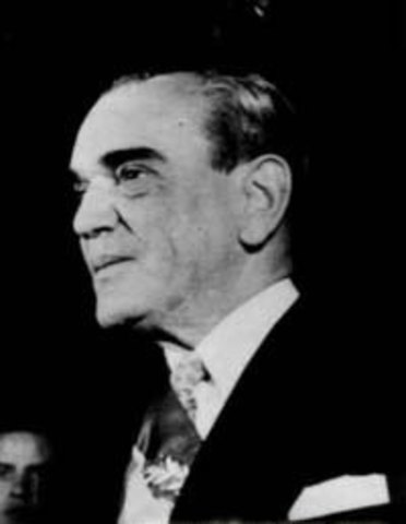 Toma de posesión como presidente Adolfo Ruíz Cortines