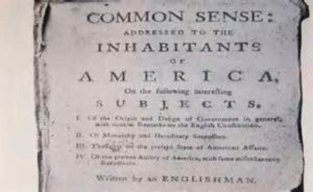 Publication of Common Sense