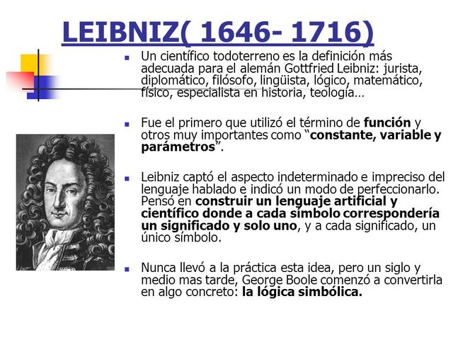 leibnitz en el siglo 18 (1946-1716)