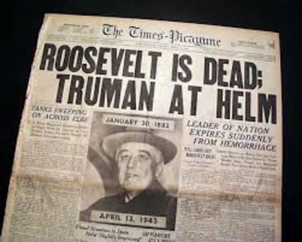 The Death Of FDR