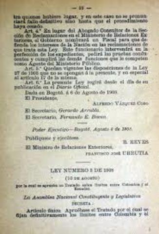 Acto reformatorio 10 de 1905
