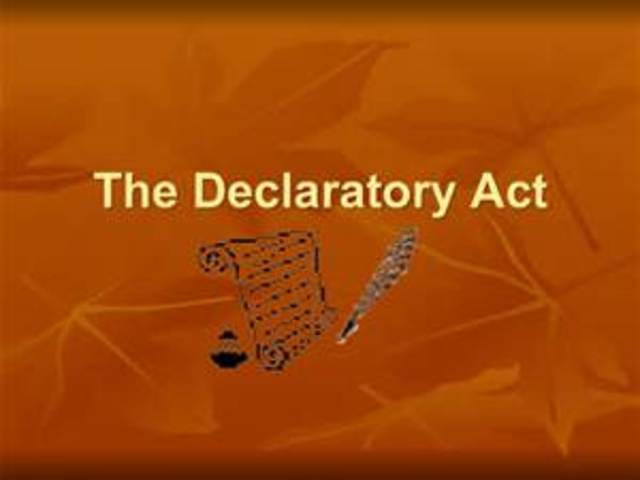 Declaratory Act: