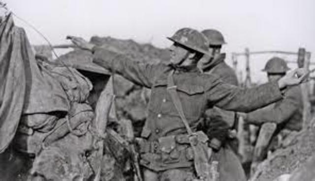 Germany started an offensive in Flanders