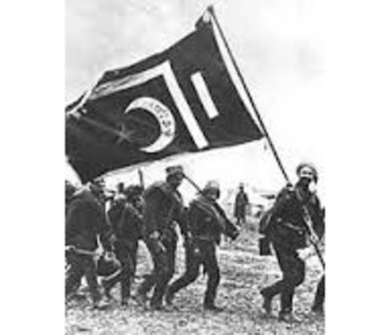 Turkish forces collapsed at Megiddo