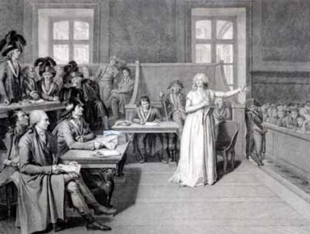 La mort de Marie-Antoinette.