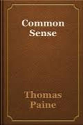 Publication of Common Sense