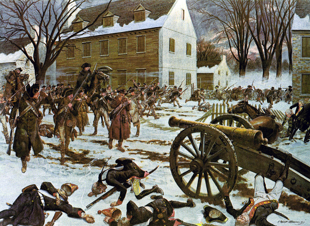 Washington's Christmas night surprise attack