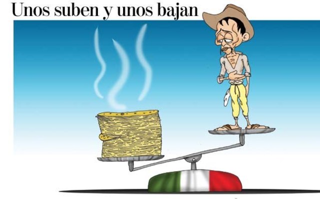 Súbita elevación del precio del maíz y la tortilla