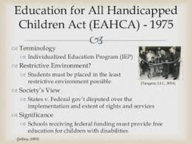 Education of All Handicapped Children Act (PL 94-142)