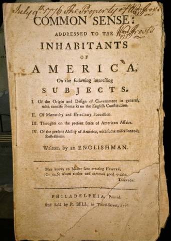 Publication of Common Sense