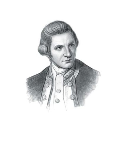 Cook started working for William Sanderson, grocer of Staithes