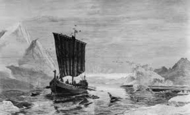Leif returns to Greenland with timber