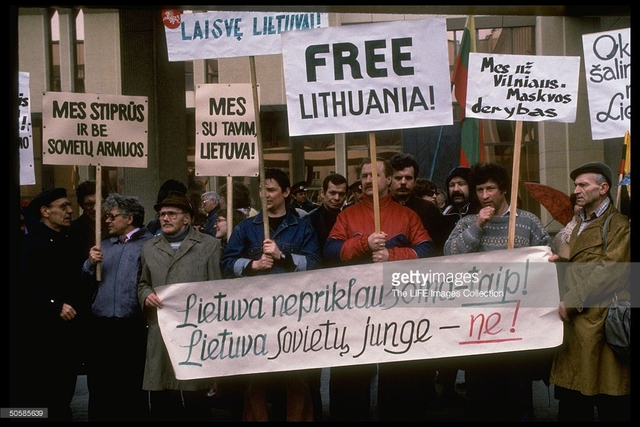 Secession of Baltic States from the USSR