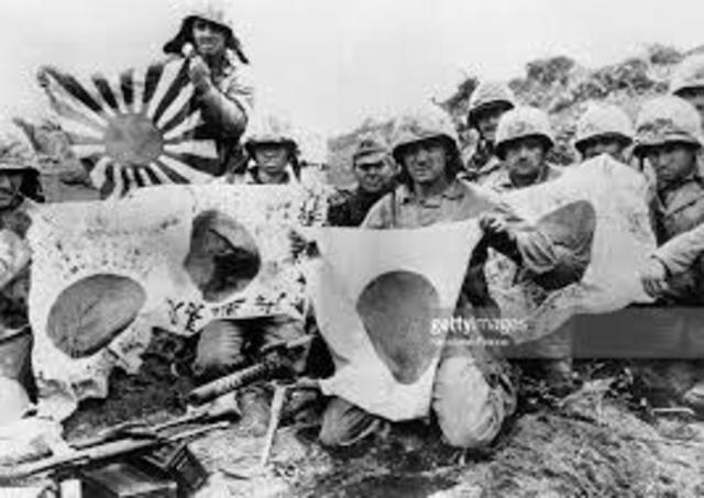U.S Marines take Iwo Jima