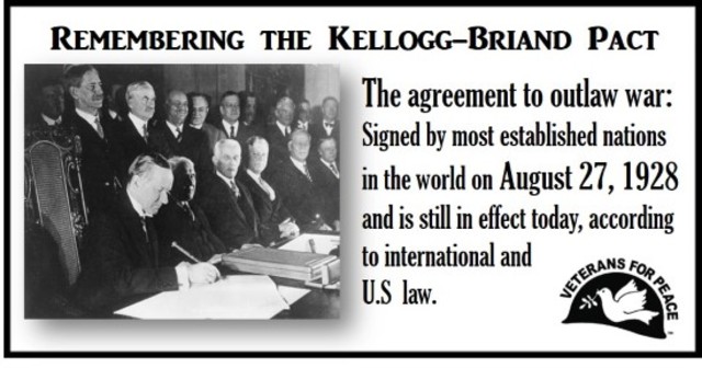 The Kellogg Briand Pact
