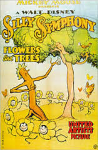 Walt disney produces first full color movie