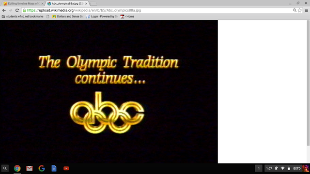 Olympc Games are the first televised