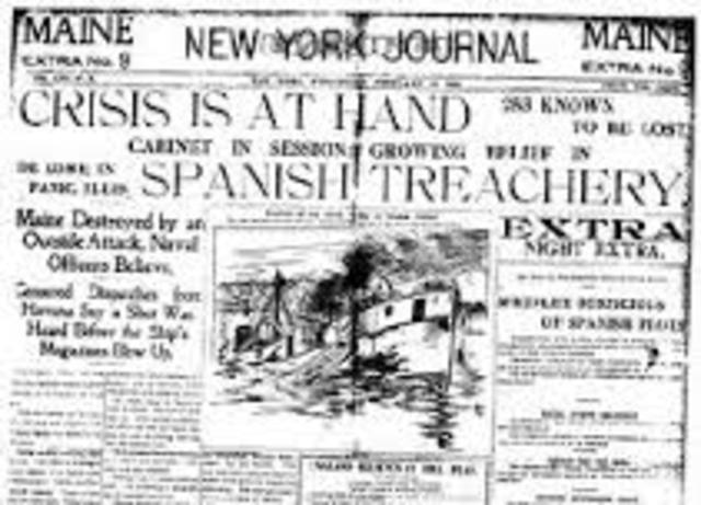 The yellow press began to shape American public opnion with respect to Cuba's civil war