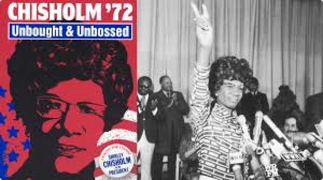 Shirley Chisholm for President