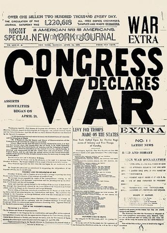 US Declares War on Spain