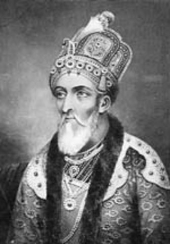 Bahadur Shah II  1837-1857 Last Mughal Emperor