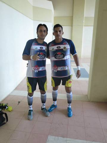 Calentando antes del partido