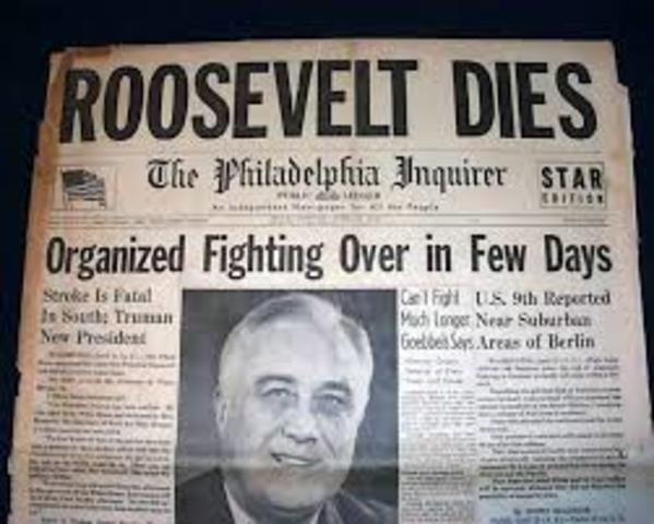 Roosevelt Dies