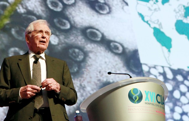 descubridor del virus del papiloma humano que causa el cáncer cervical-Harald zur Hausen