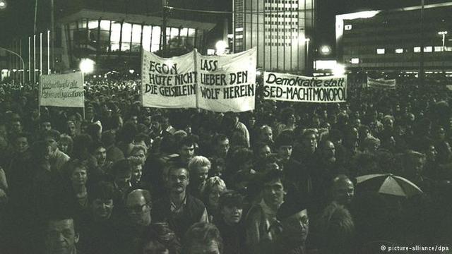 East Germany Protests