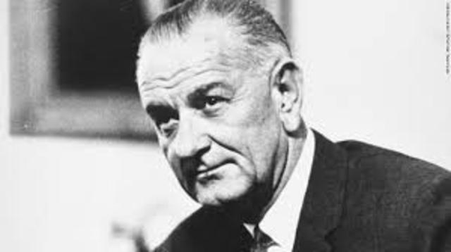 Lyndon B. Johnson Drops Out of Election