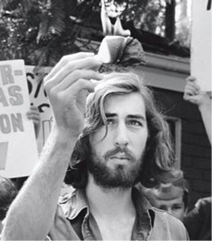 Students Burn Draft Cards