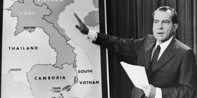 President Nixon announces plan for cease fire.