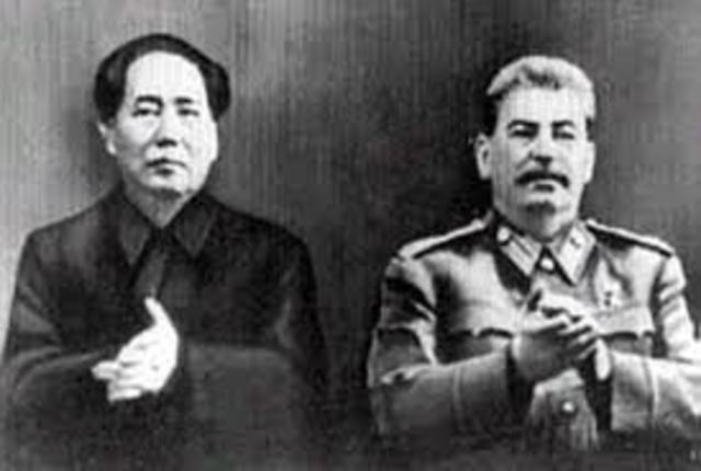 Alliance between China and Soviet Union