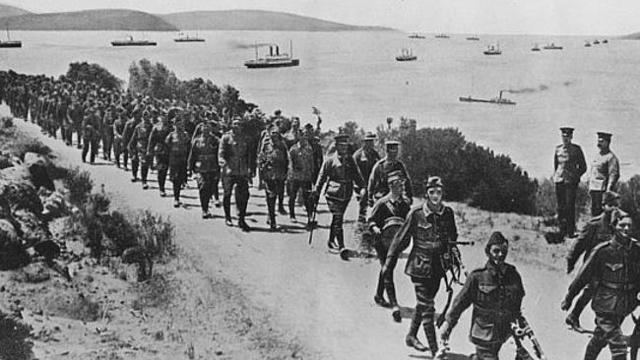 Anzac troops