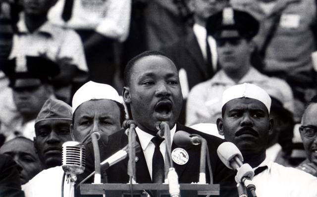 Led the march on washington and gave his i have a dream speech