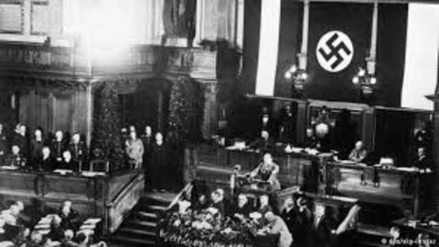 German Parliment Passes Enabling Act
