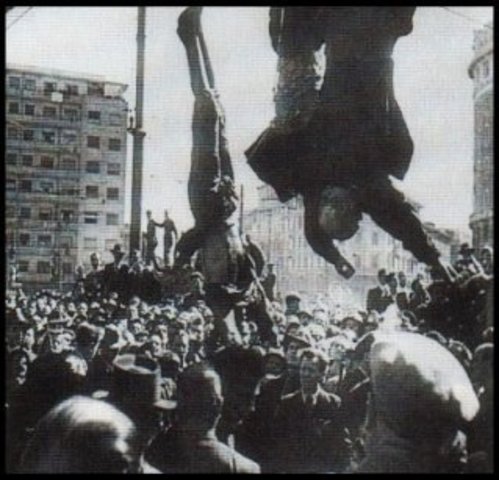 Death of Mussolini